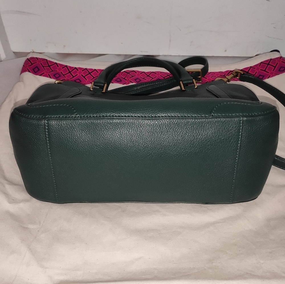 TORY BURCH Small Frances Satchel Jitney Green - Picture 10 of 17